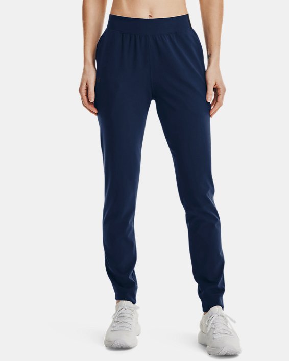 Pantalon tissé UA Vanish pour femmes, Blue, pdpMainDesktop image number 0